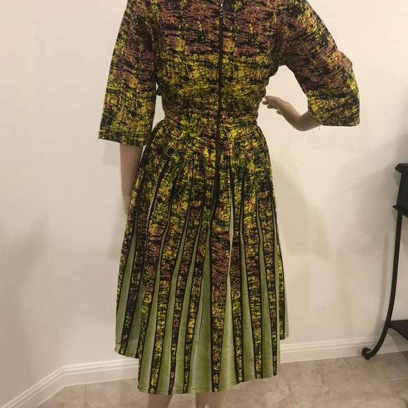 African Print Dress - Picture 3 of 8